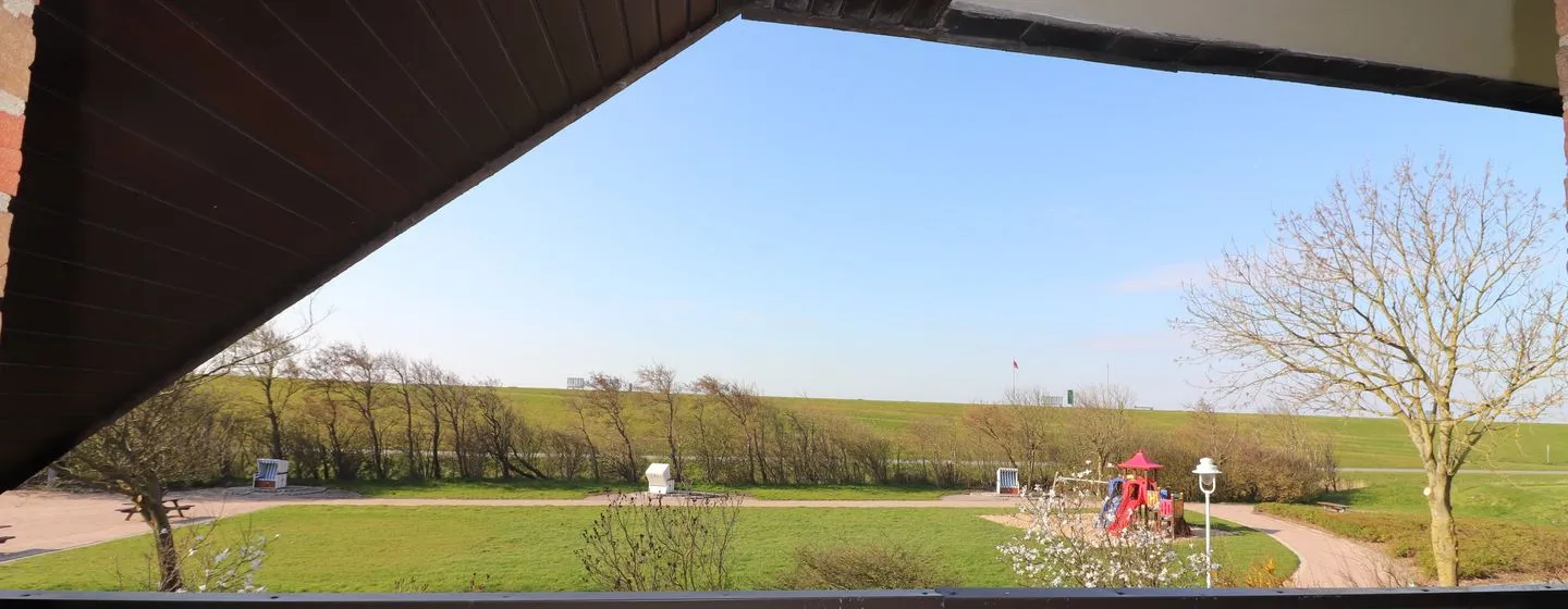 Haus Övern Diek Wohnung 2 Büsum - Gartenblick