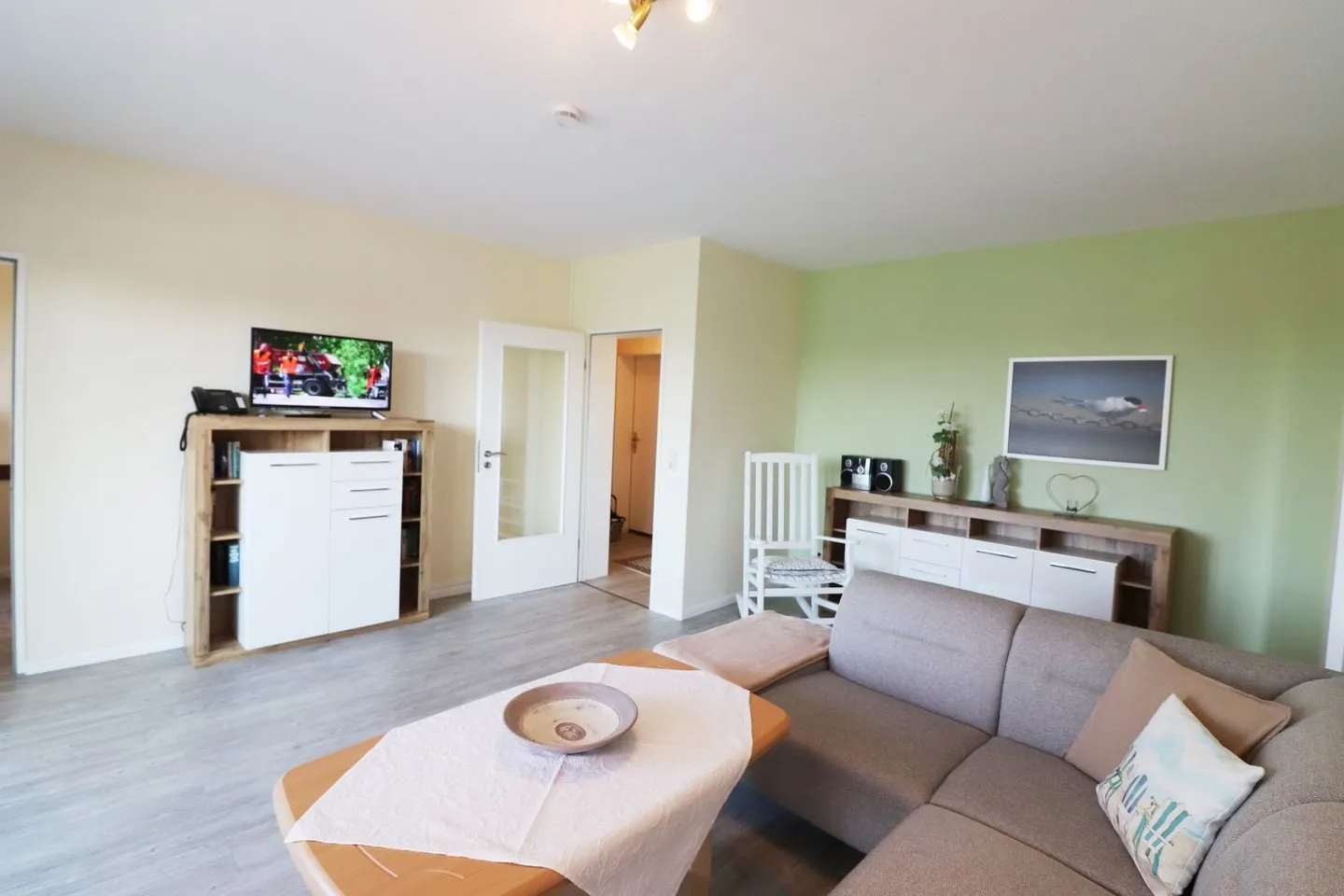 Haus Övern Diek Wohnung 2 Büsum - Wohnzimmer