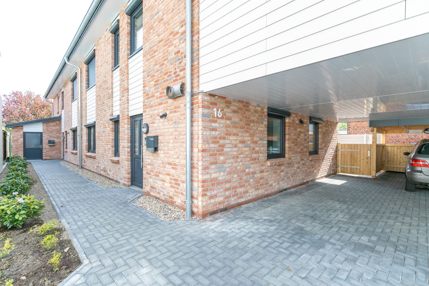 Deichidyll, Whg. GlücksmomenteHausansicht mit Eingang