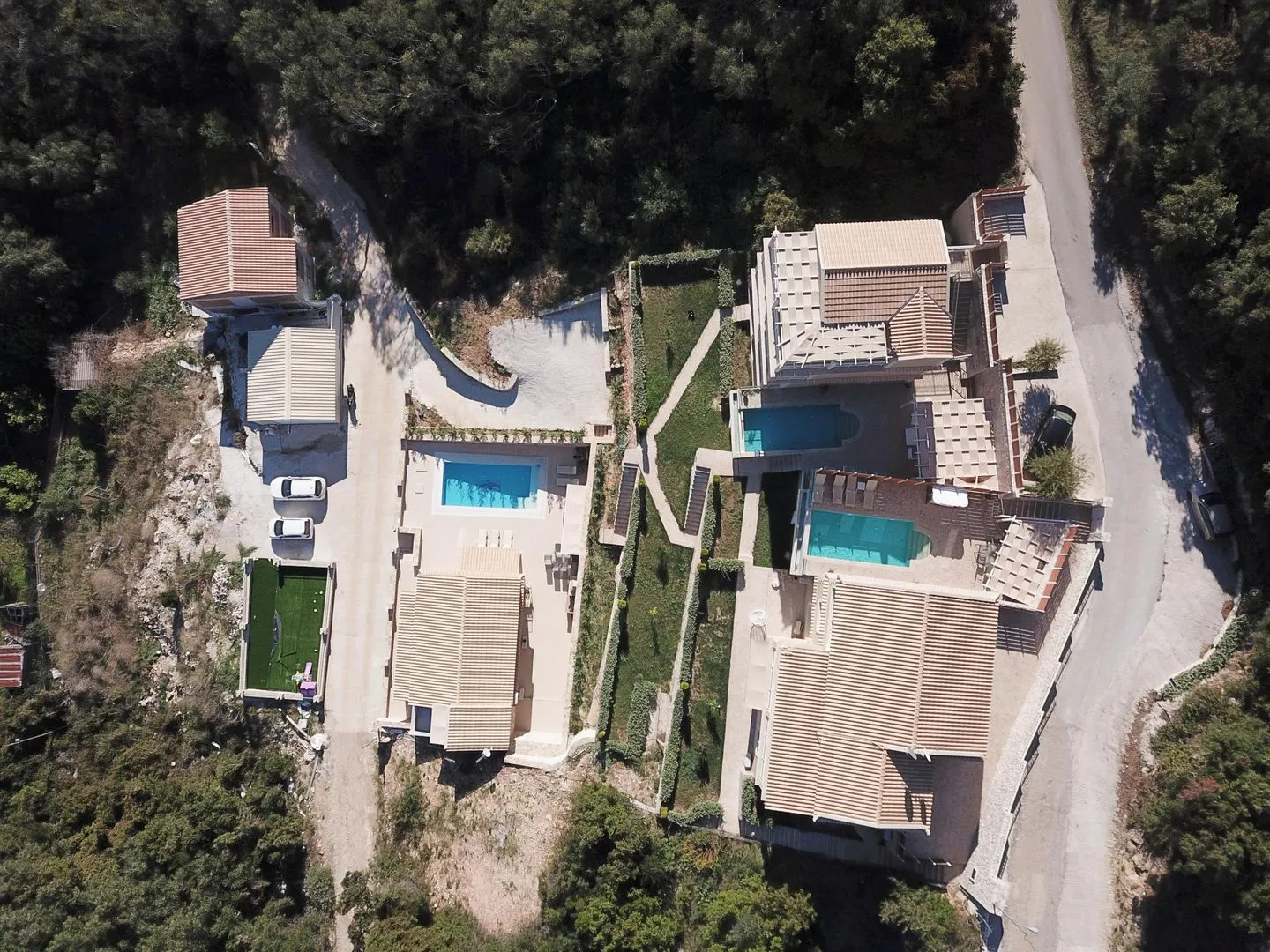  Villa Korfiatissa Aghios Mattaios - Bird's eye view