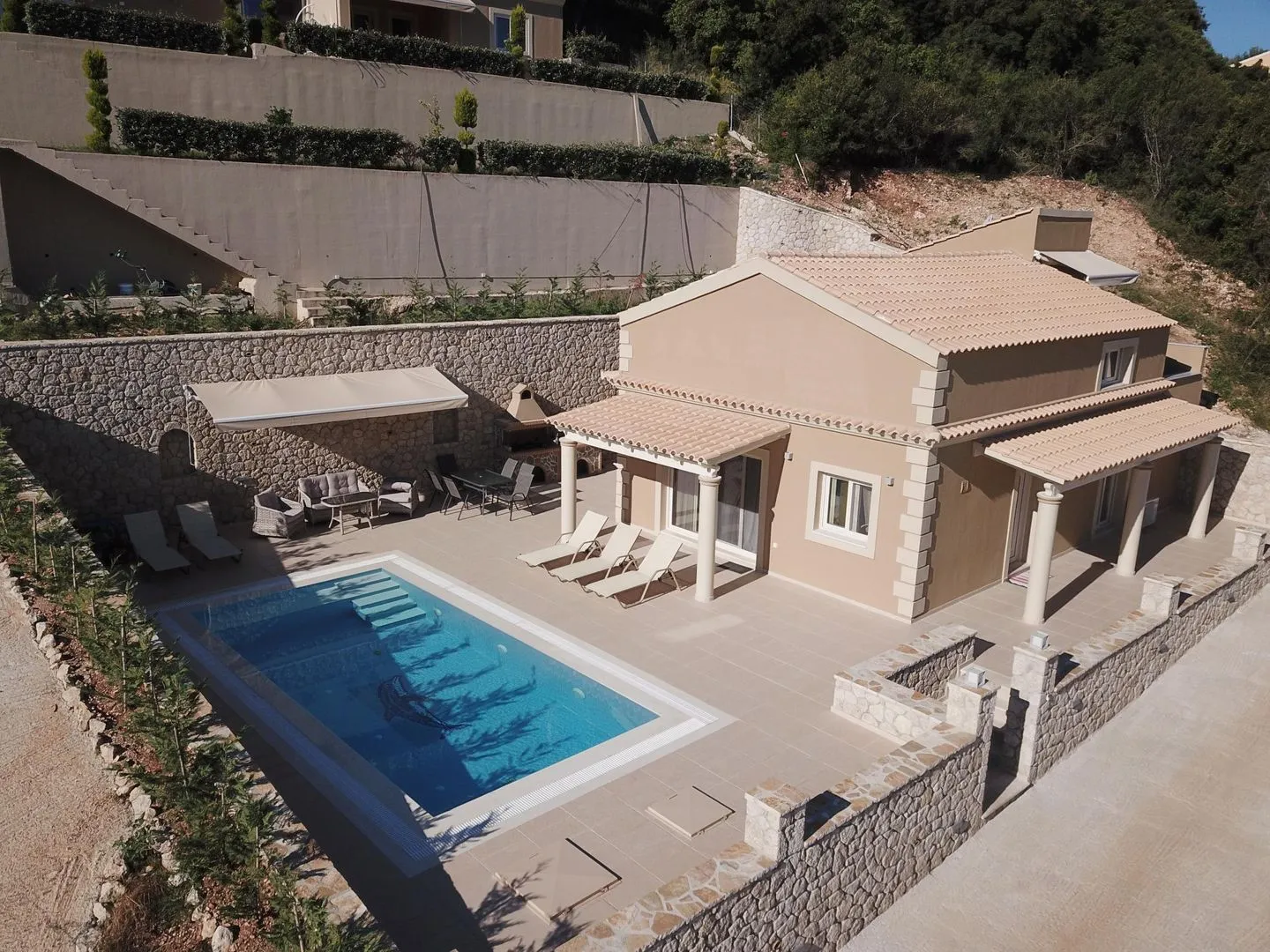  Villa Korfiatissa Aghios Mattaios - Bird's eye view