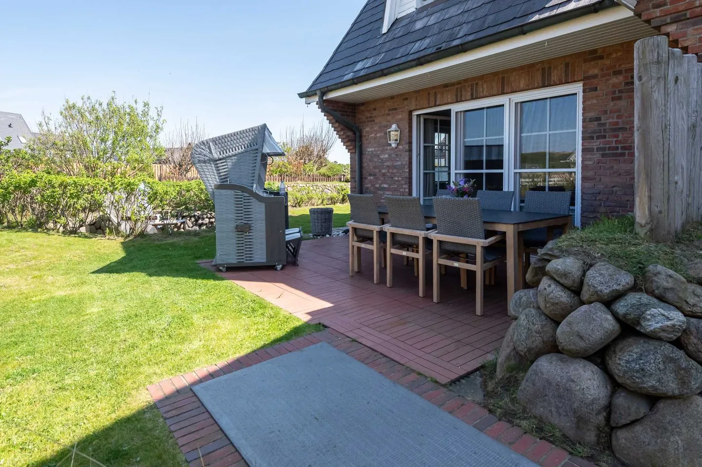 Achter Dünem, Whg. 4 Wenningstedt - Terrasse