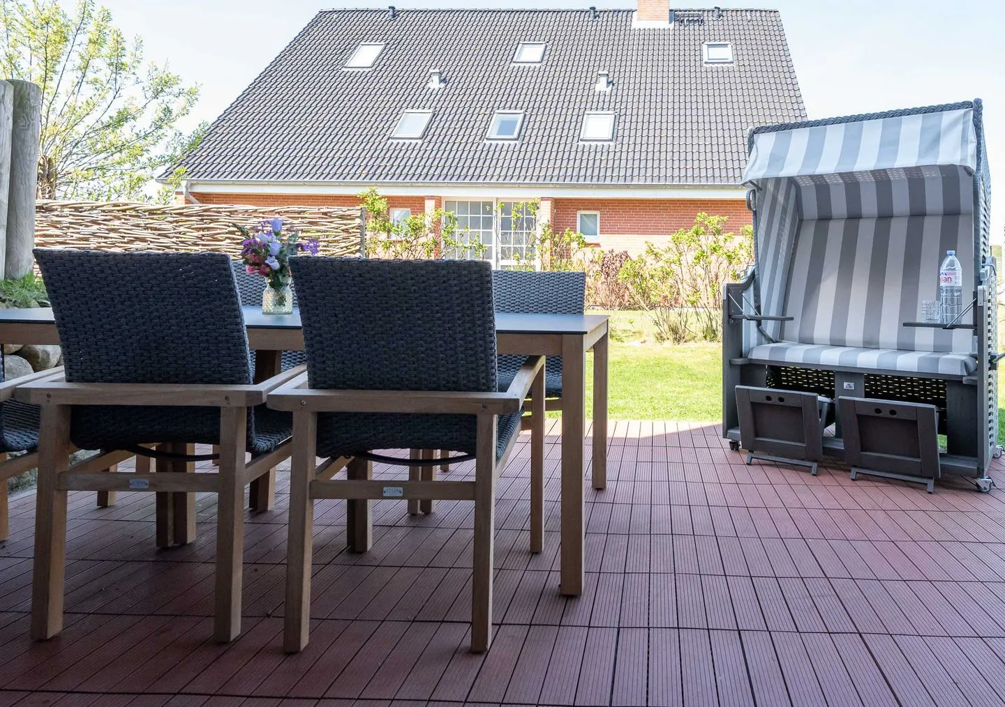 Achter Dünem, Whg. 4 Wenningstedt - Terrasse