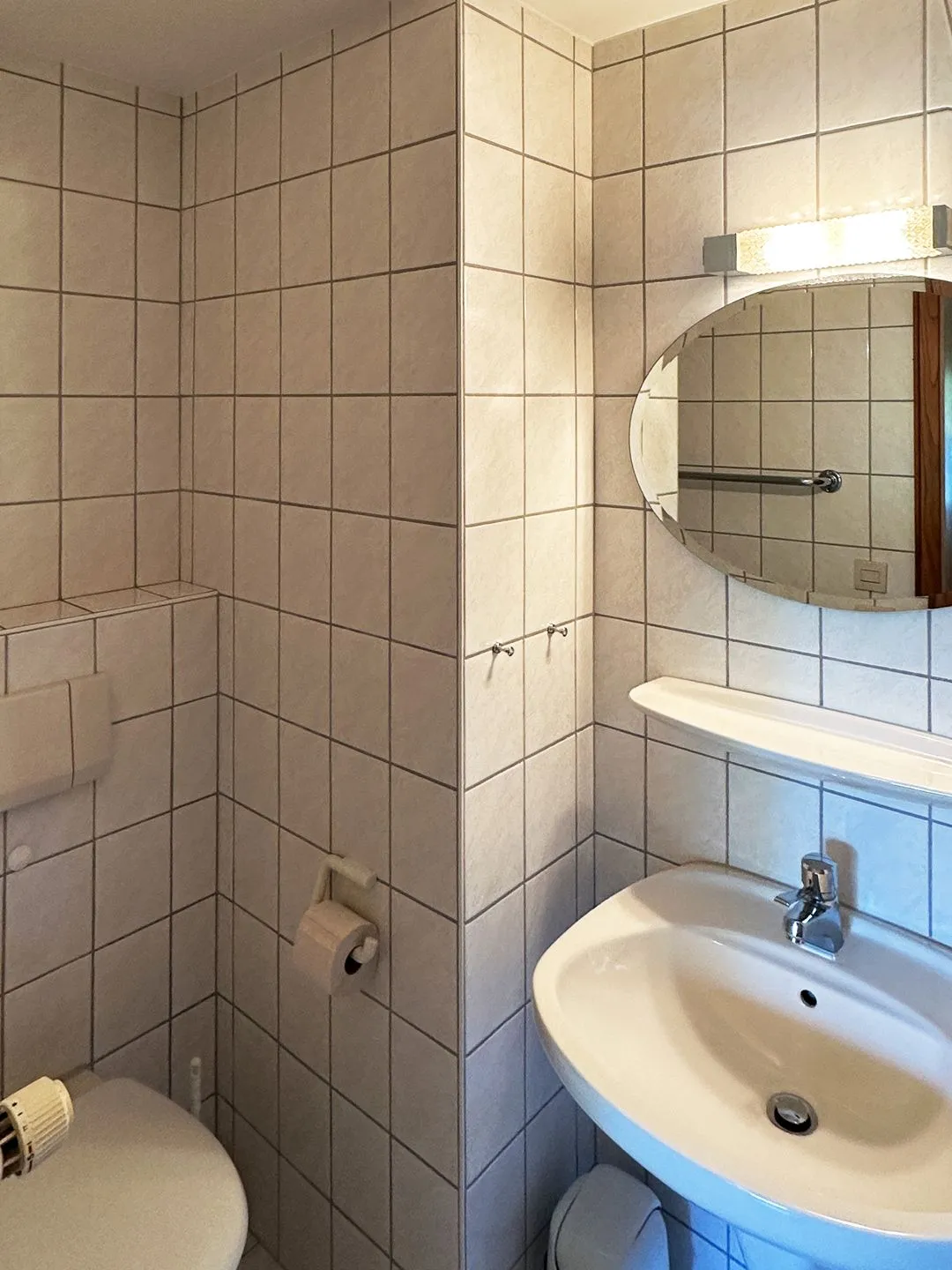 Haus *Üüs Aran* Ferienwohnung *Üüs Aran 1* Süddorf auf Amrum - Badezimmer in der Ferienwohnung Üüs Aran 1 in Süddorf auf Amrum