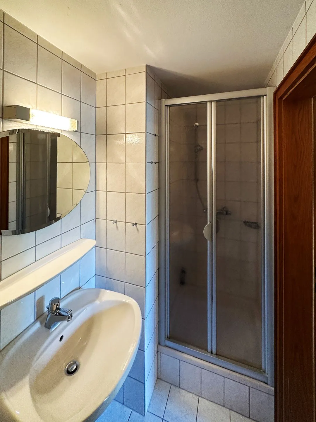 Haus *Üüs Aran* Ferienwohnung *Üüs Aran 1* Süddorf auf Amrum - Badezimmer in der Ferienwohnung Üüs Aran 1 in Süddorf auf Amrum