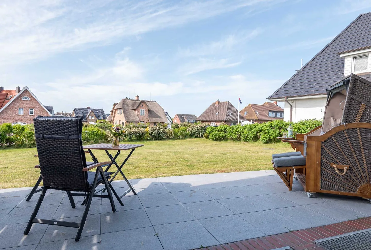 Domizil Strandpartie Wenningstedt - Terrasse