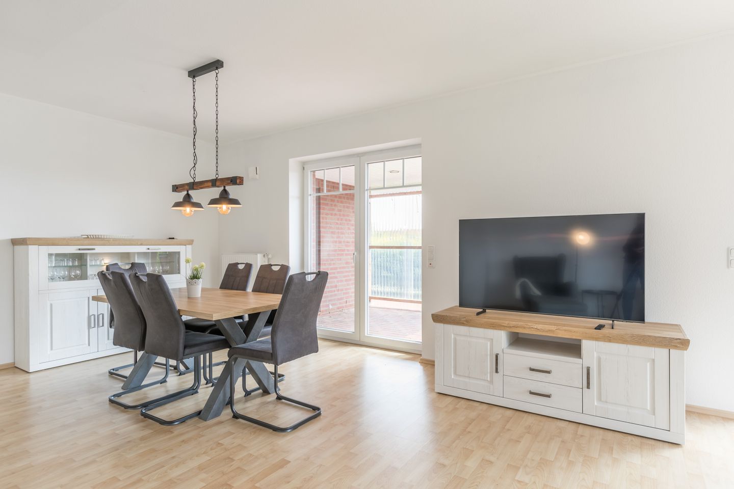 Ferienhaus Kleines Perlenhaus Wohnzimmer