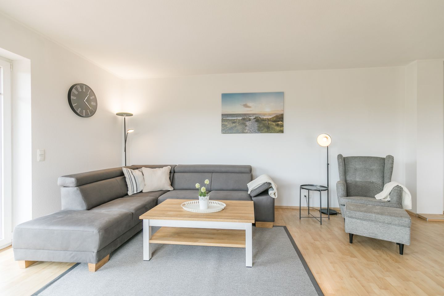 Ferienhaus Kleines Perlenhaus Wohnzimmer