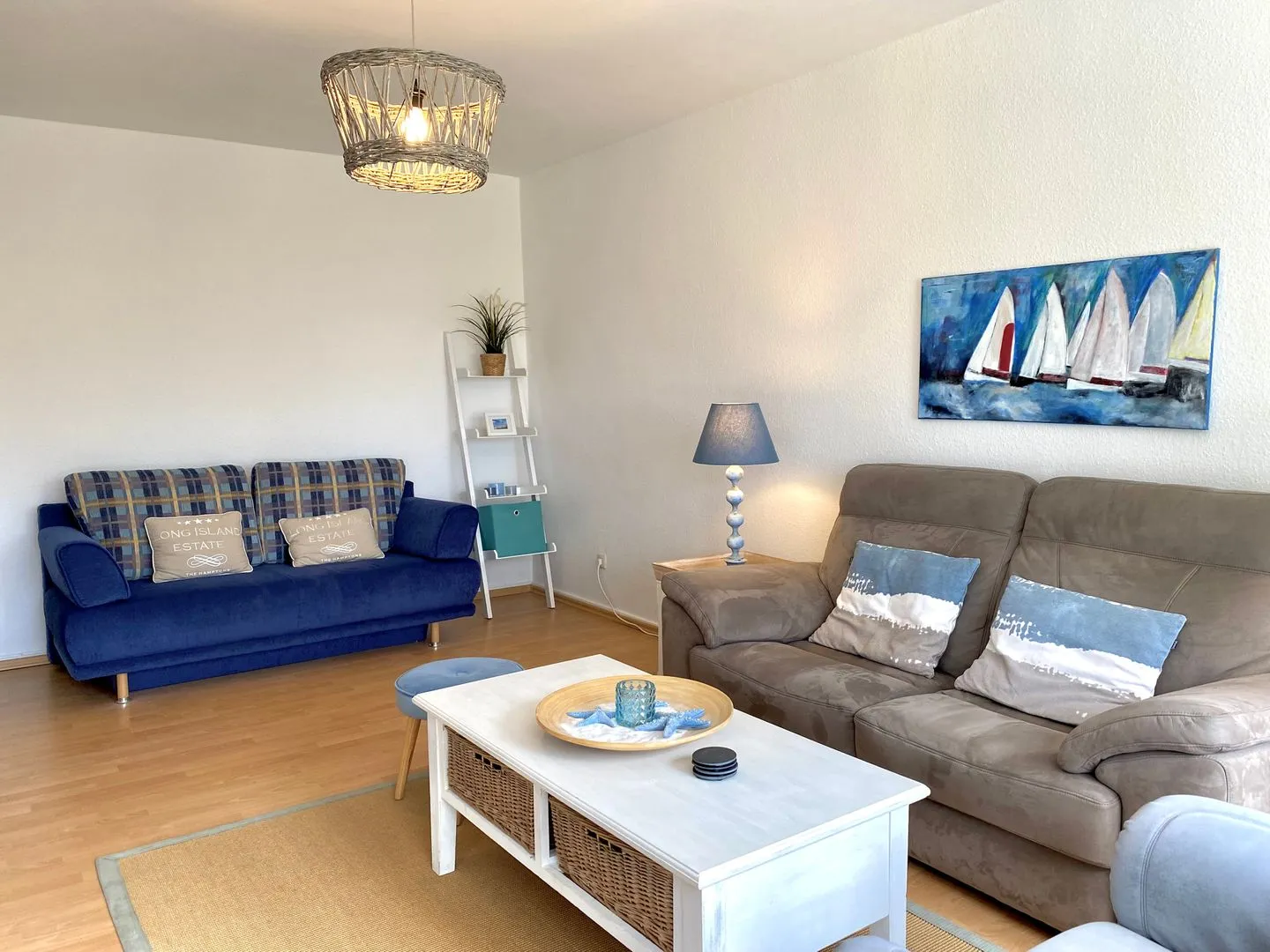 (MEI71) Ferienwohnung "Strandlust" Niendorf - Wohnzimmer