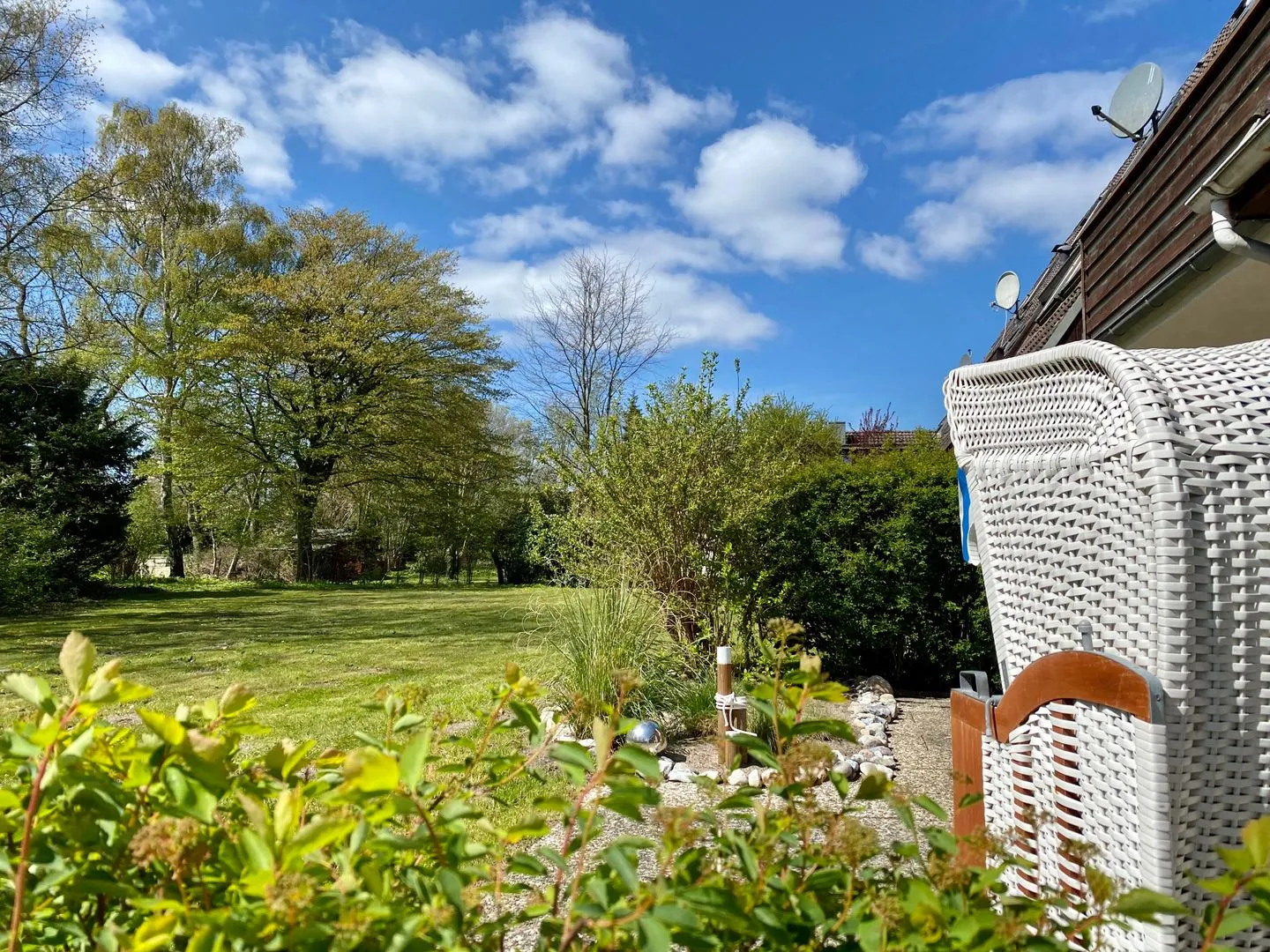 (MEI71) Ferienwohnung "Strandlust" Niendorf - Gartenblick