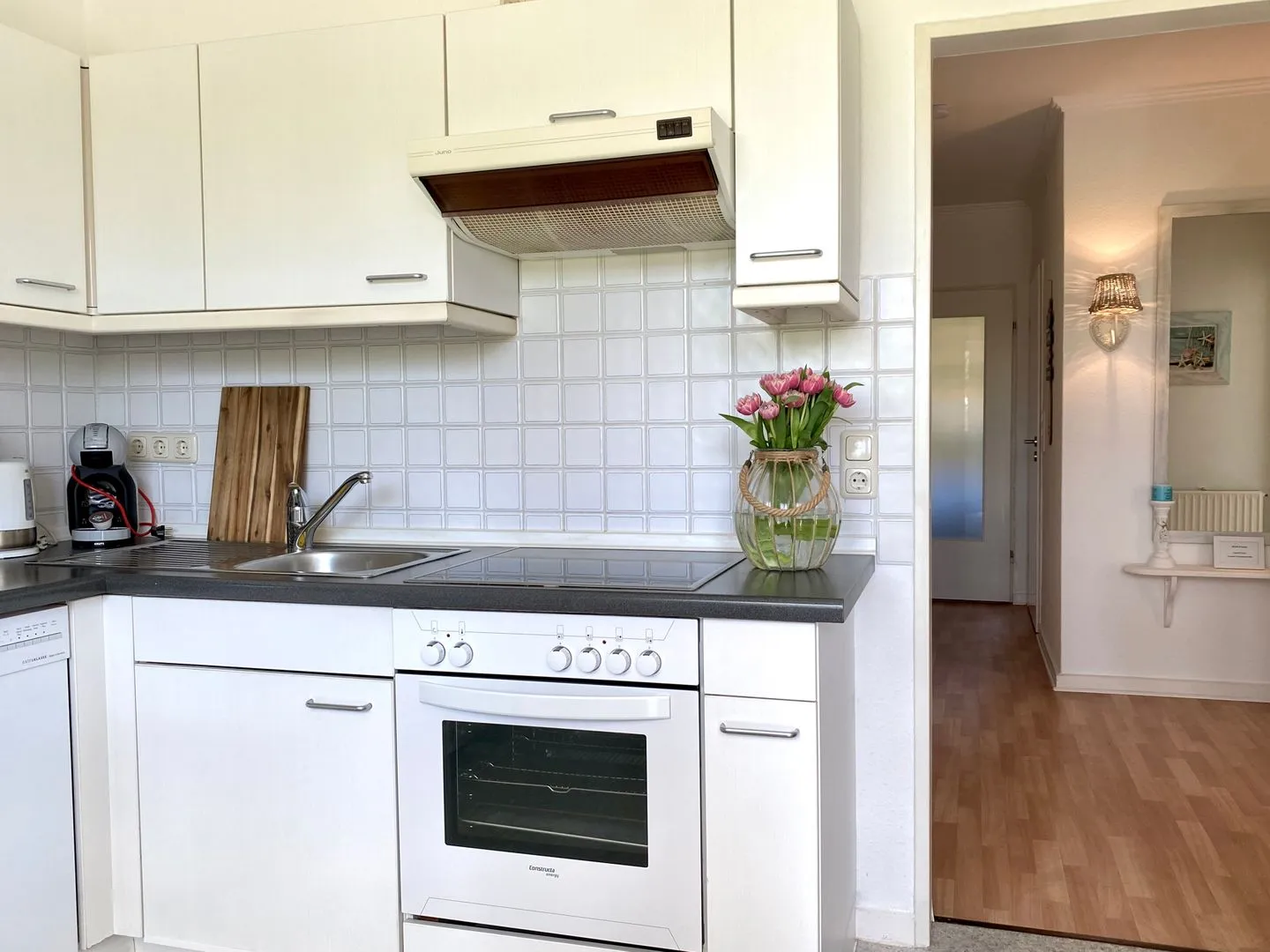 (MEI71) Ferienwohnung "Strandlust" Niendorf - Küche / Küchenzeile