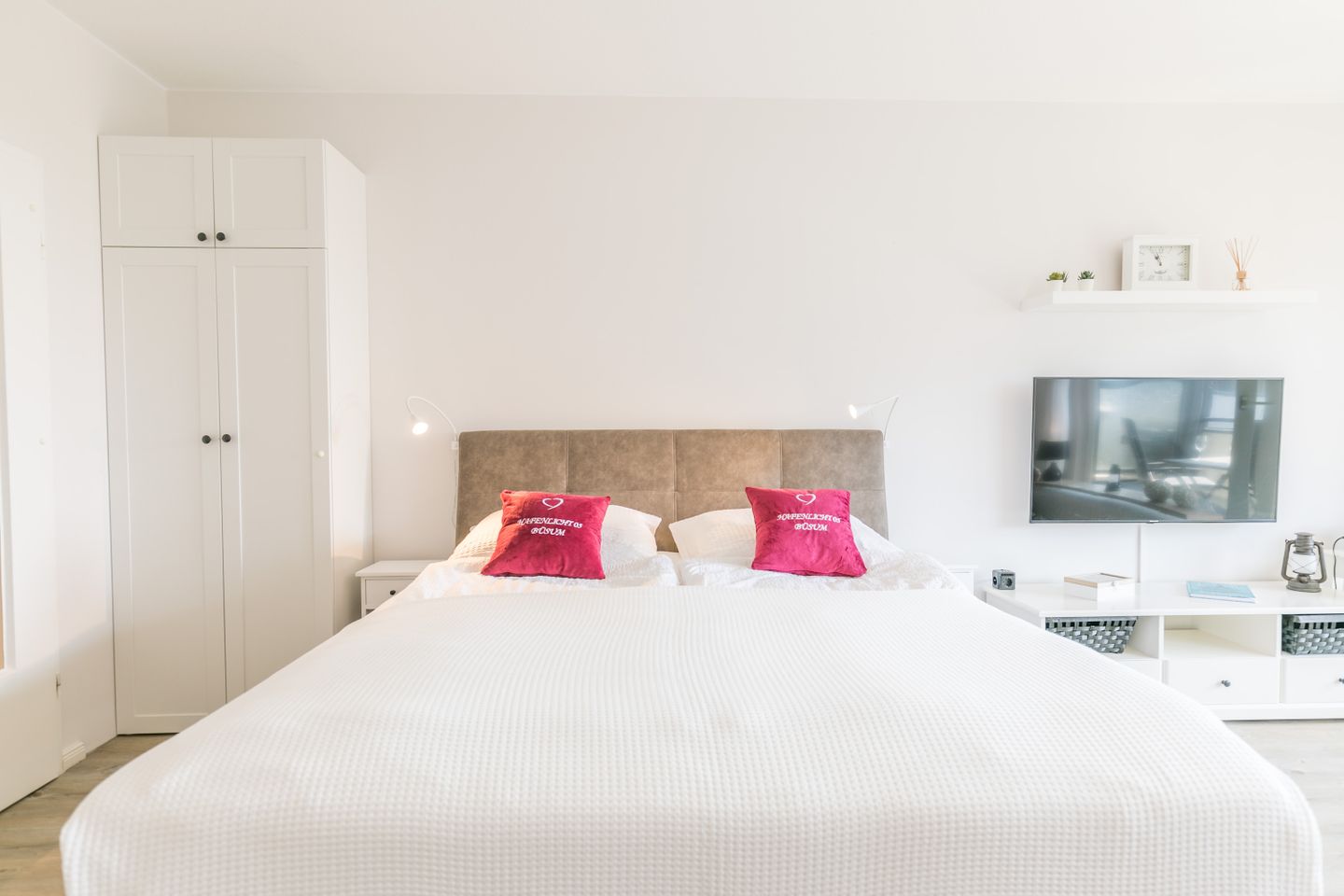 Schloß am Meer, Whg. Hafenlicht 05 Wohn/Schlafzimmer