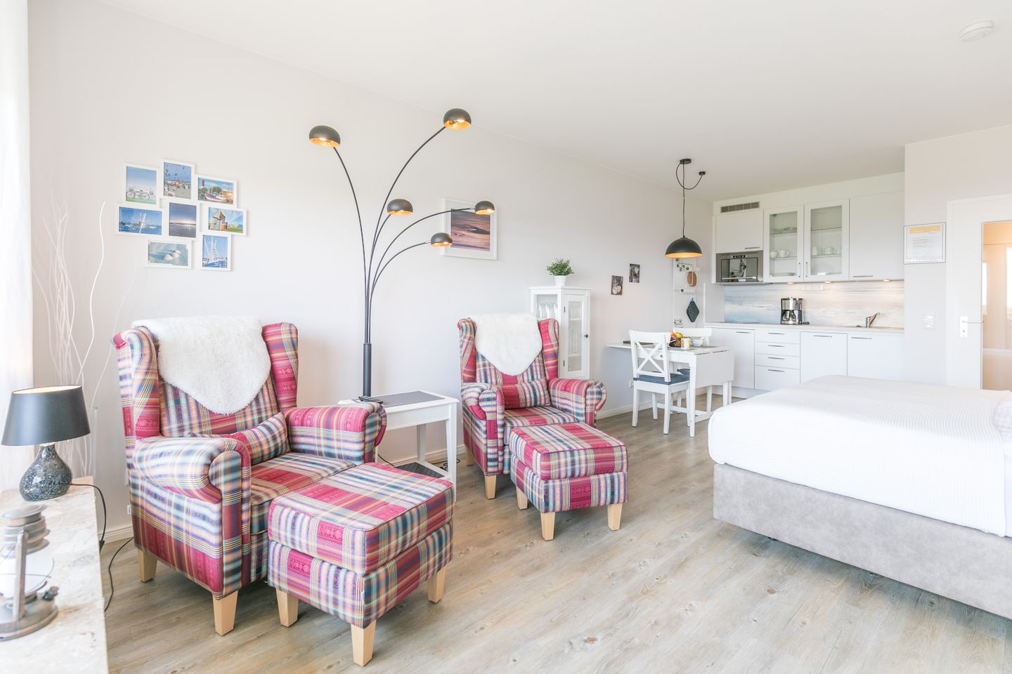 Schloß am Meer, Whg. Hafenlicht 05 Wohn-/Schlafzimmer