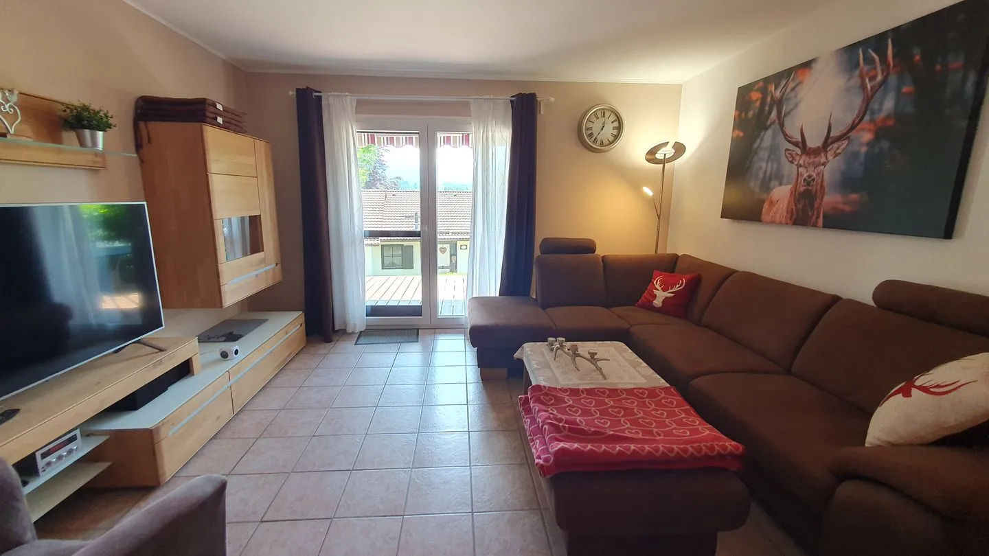 Feriendorf Hochbergle Haus 131 Lechbruck am See - Wohnzimmer