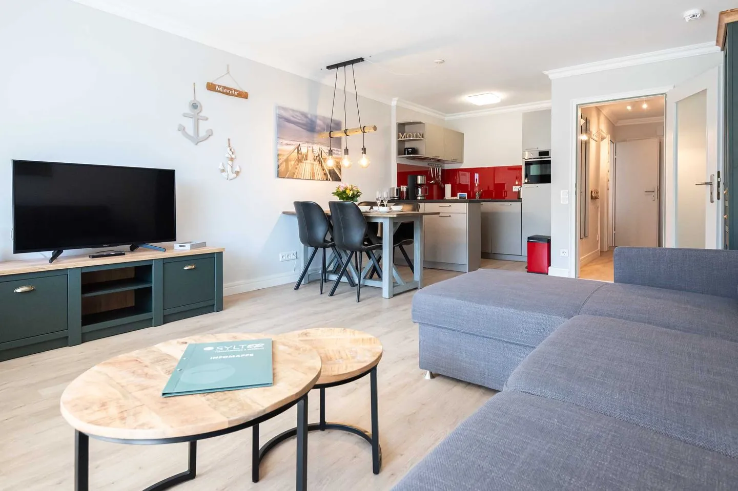 Ferienwohnung Eydum Nr. 38 Westerland - Wohnzimmer