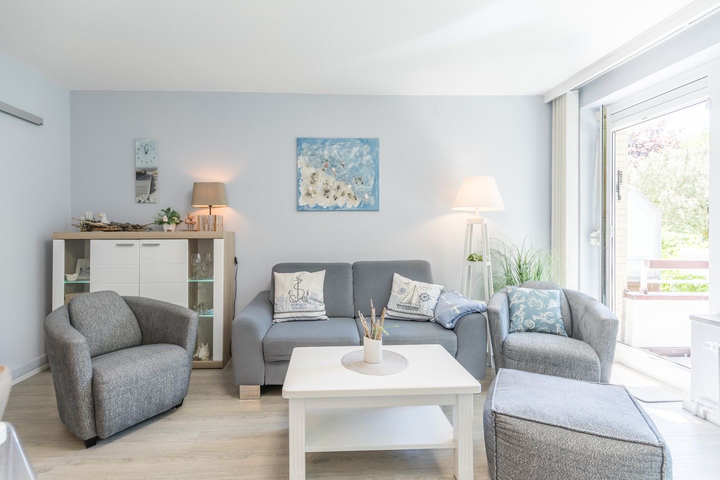 Wohnung Möwennest Wohnzimmer