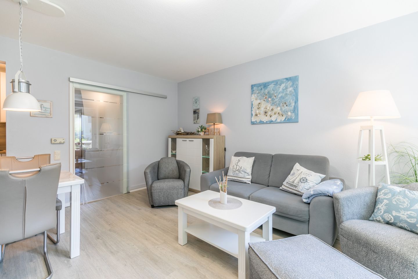 Wohnung Möwennest Wohnzimmer
