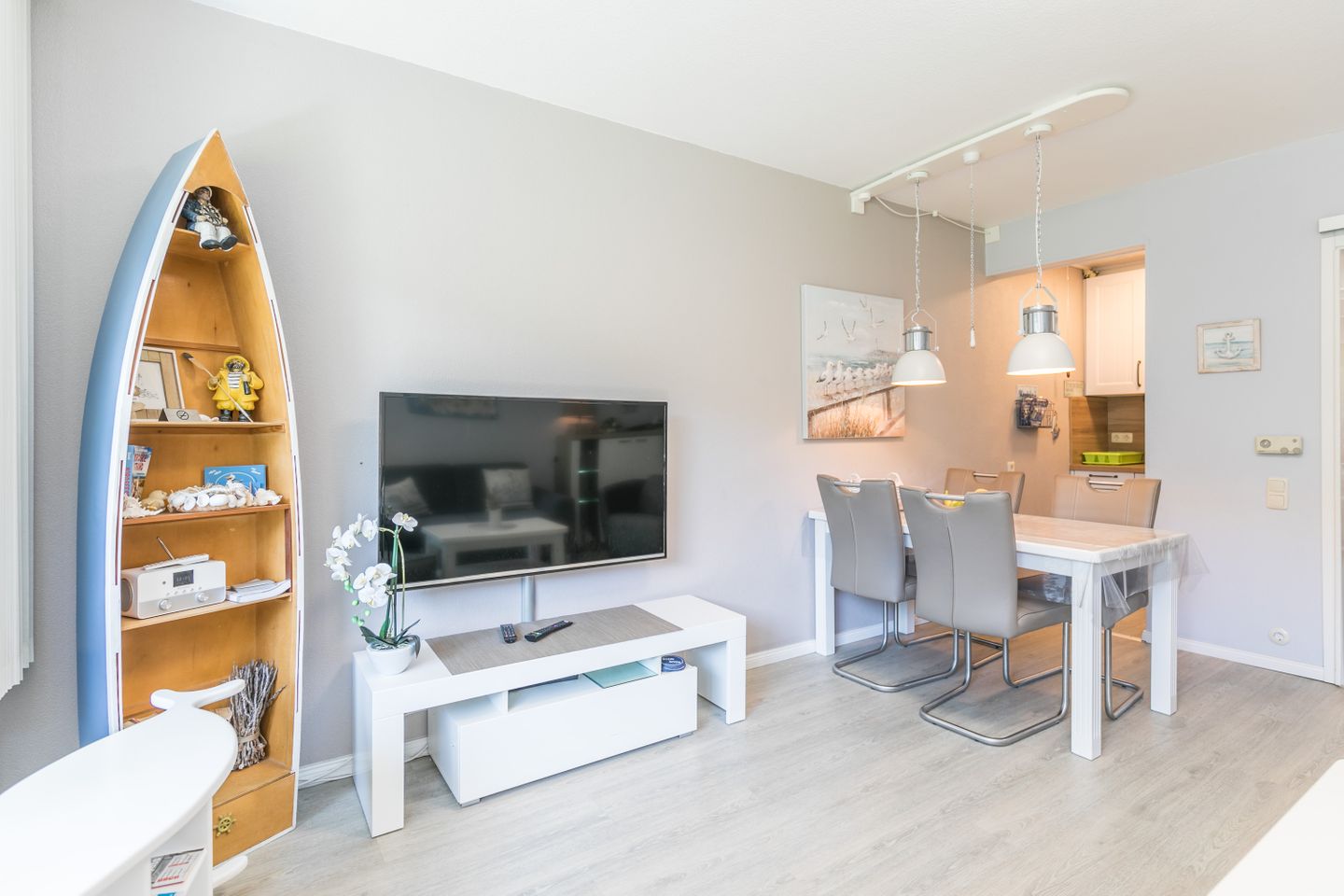 Wohnung Möwennest Wohnzimmer