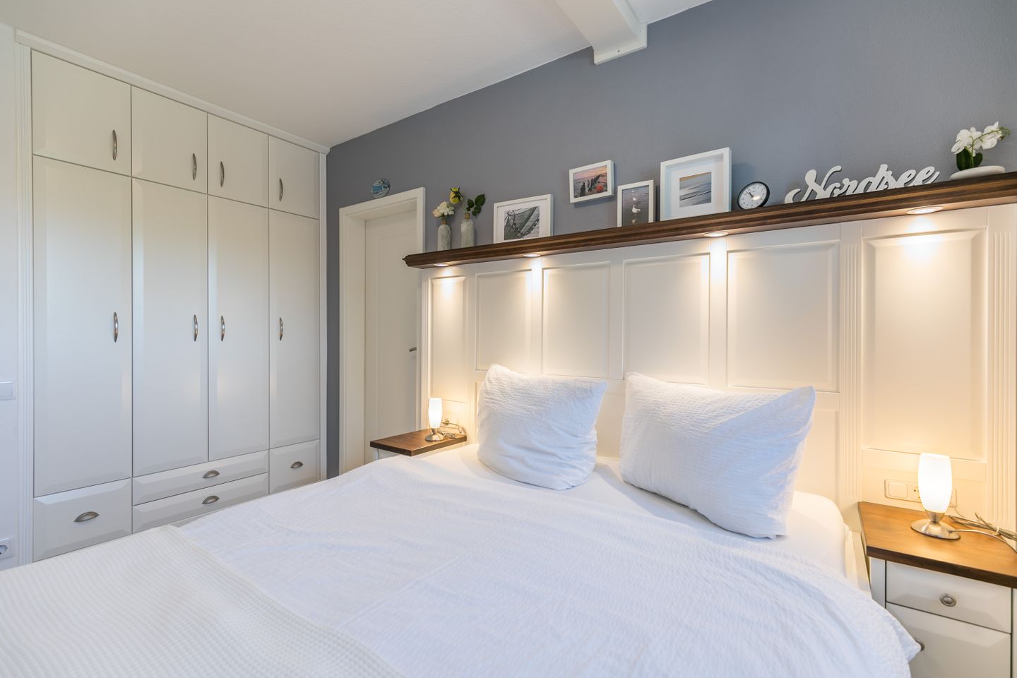 Wohnung Möwennest Schlafzimmer