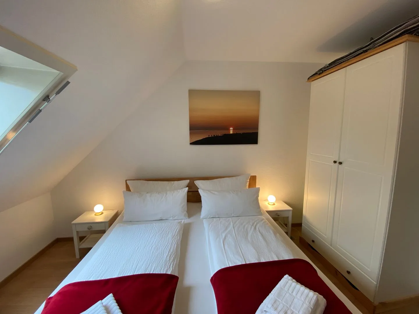 Haus Dithmarschen Wohnung 11 Büsum - Schlafzimmer