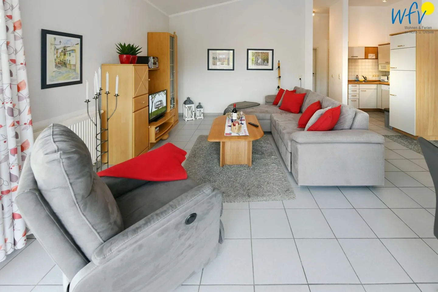 Residenz Binz Ferienwohnung 19 Rügen - Binz - Wohnzimmer