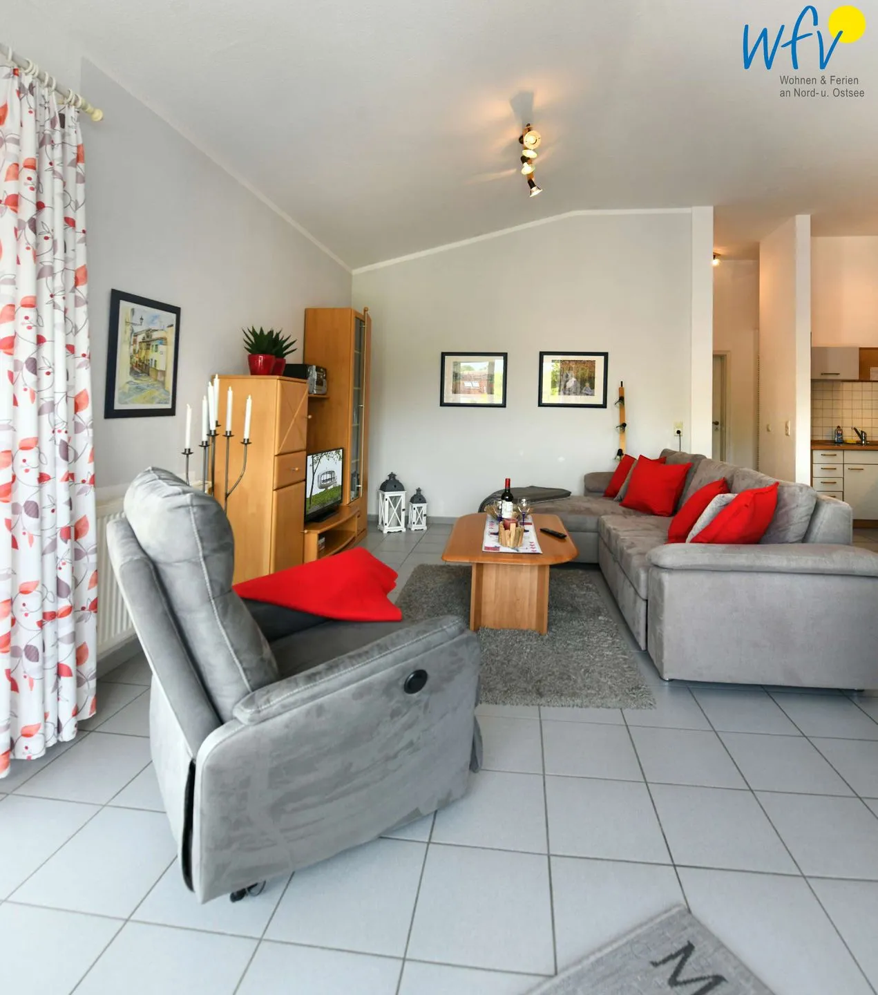 Residenz Binz Ferienwohnung 19 Rügen - Binz - Wohnzimmer