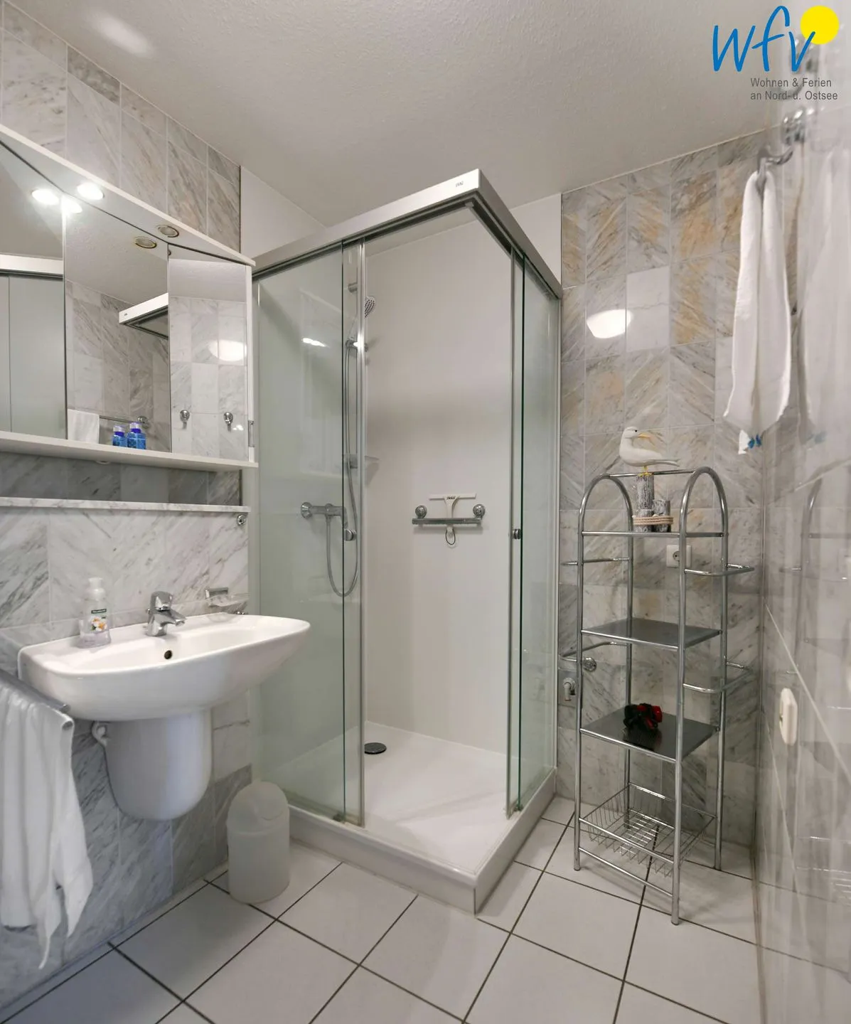Residenz Binz Ferienwohnung 19 Rügen - Binz - Badezimmer