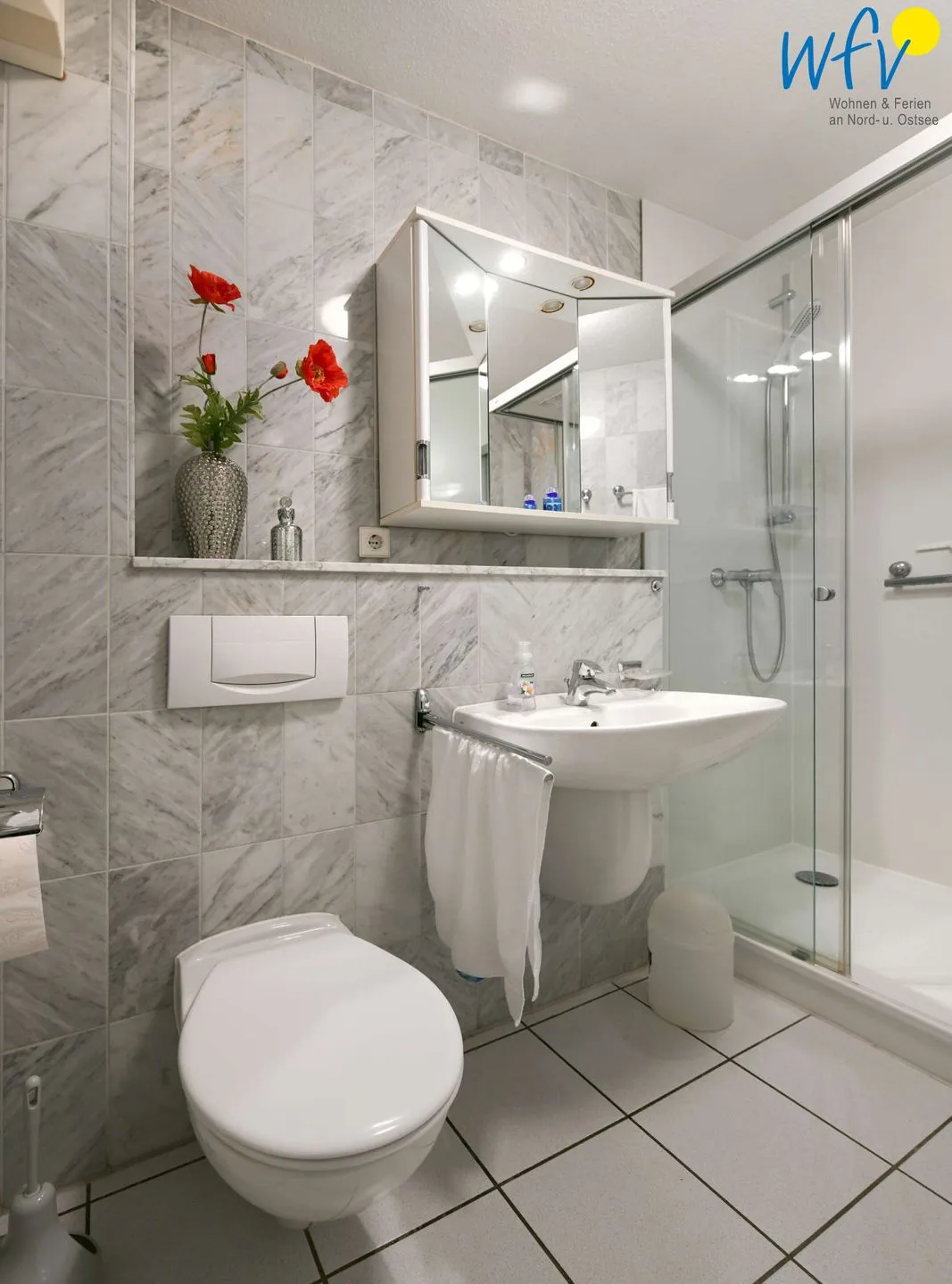 Residenz Binz Ferienwohnung 19 Rügen - Binz - Badezimmer