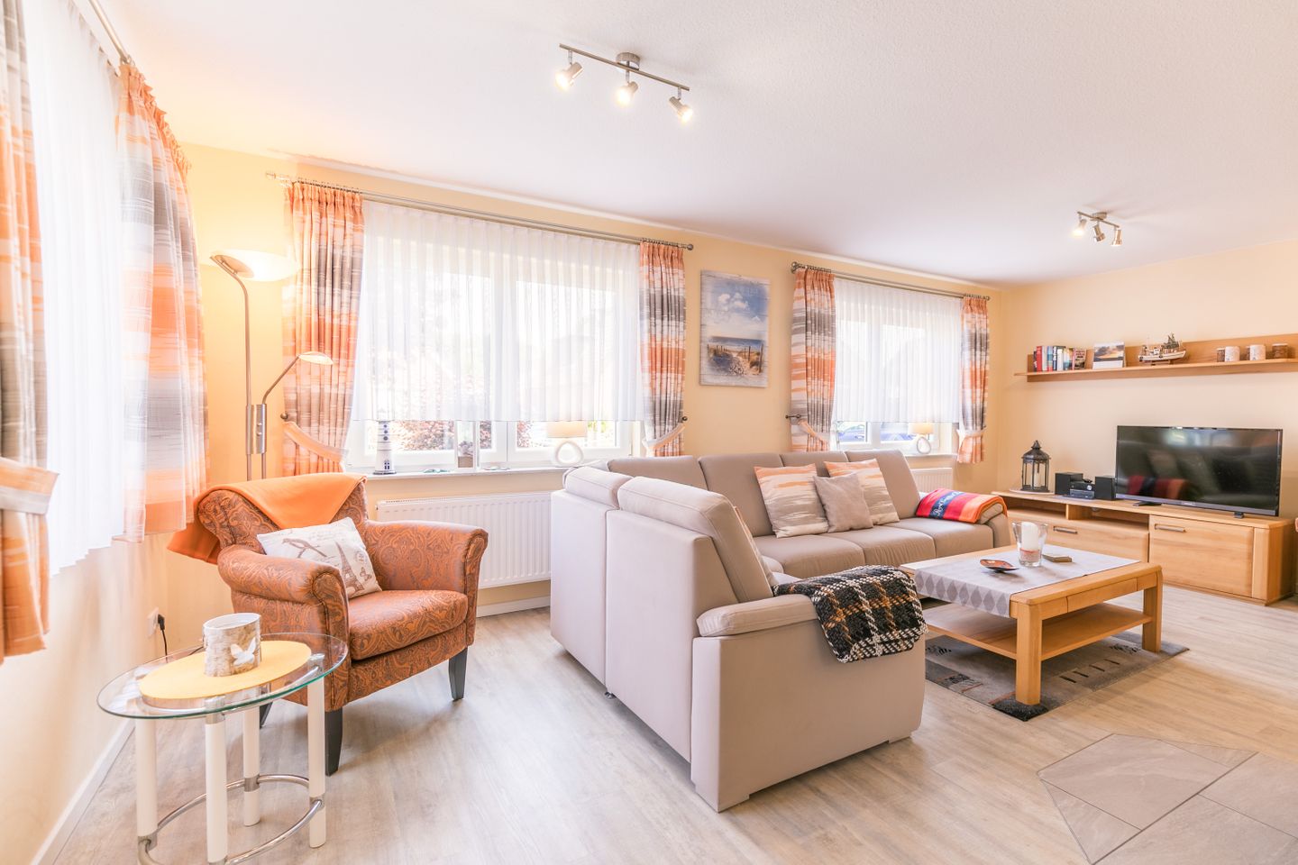 Haus la Mer - Wohnzimmer