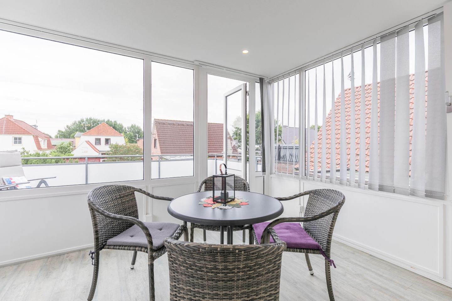 Haus la Mer - Balkon überdacht