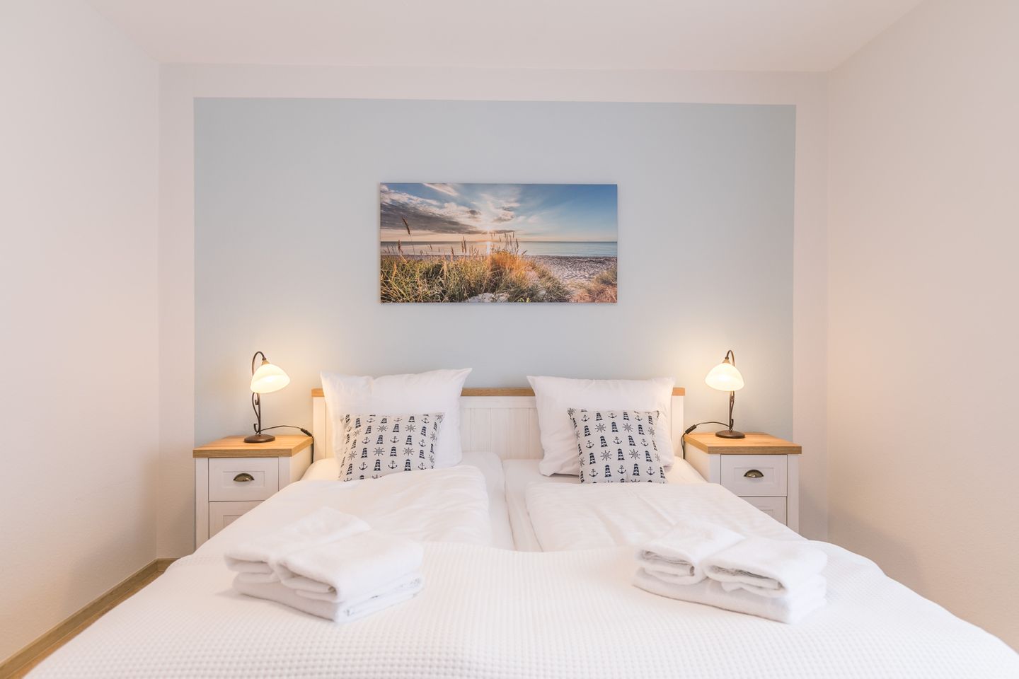 Schlafzimmer mit Bett