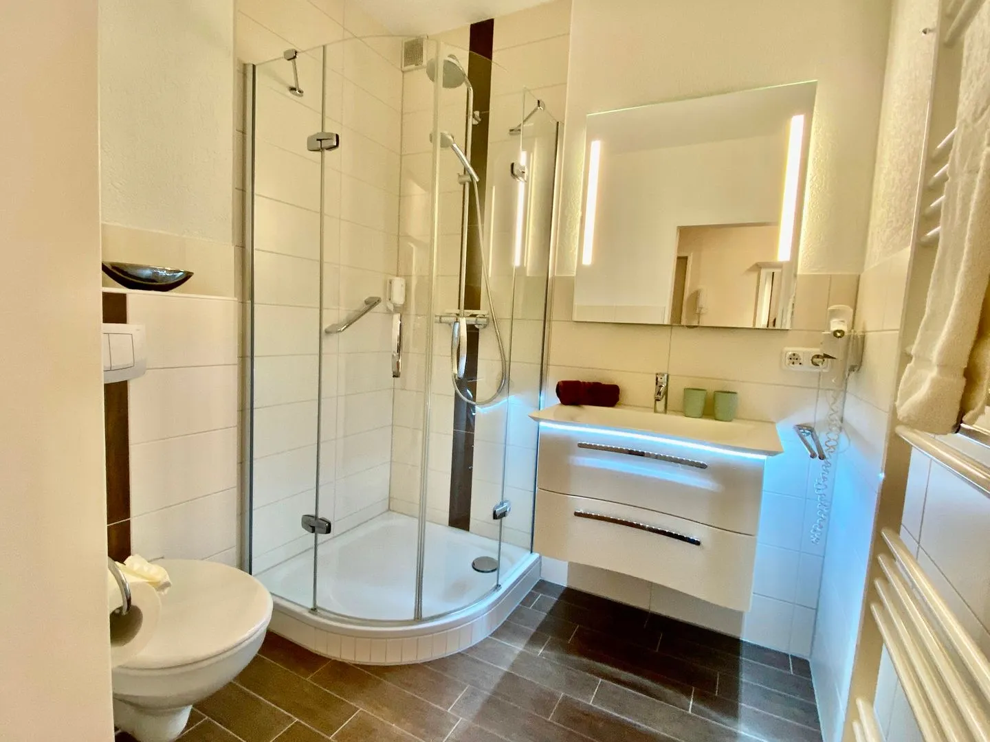 Haus Övern Diek Wohnung 5 Büsum - Badezimmer