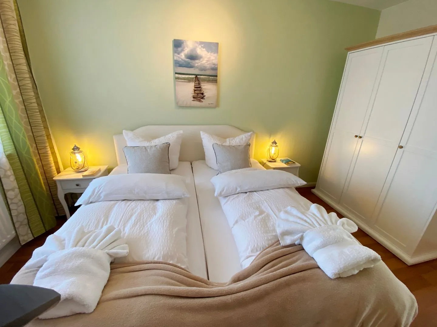 Haus Övern Diek Wohnung 5 Büsum - Schlafzimmer