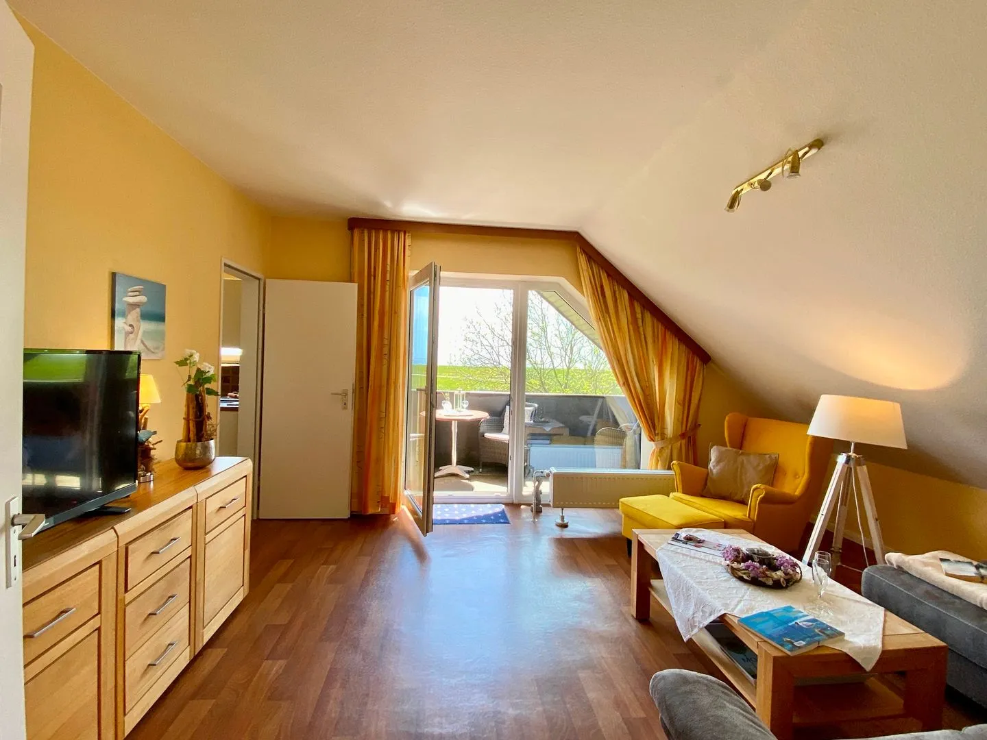 Haus Övern Diek Wohnung 5 Büsum - Wohnzimmer