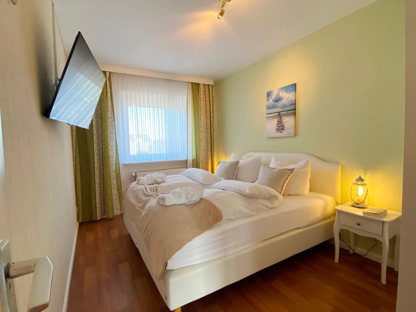 Haus Övern Diek Wohnung 5 Büsum - Schlafzimmer