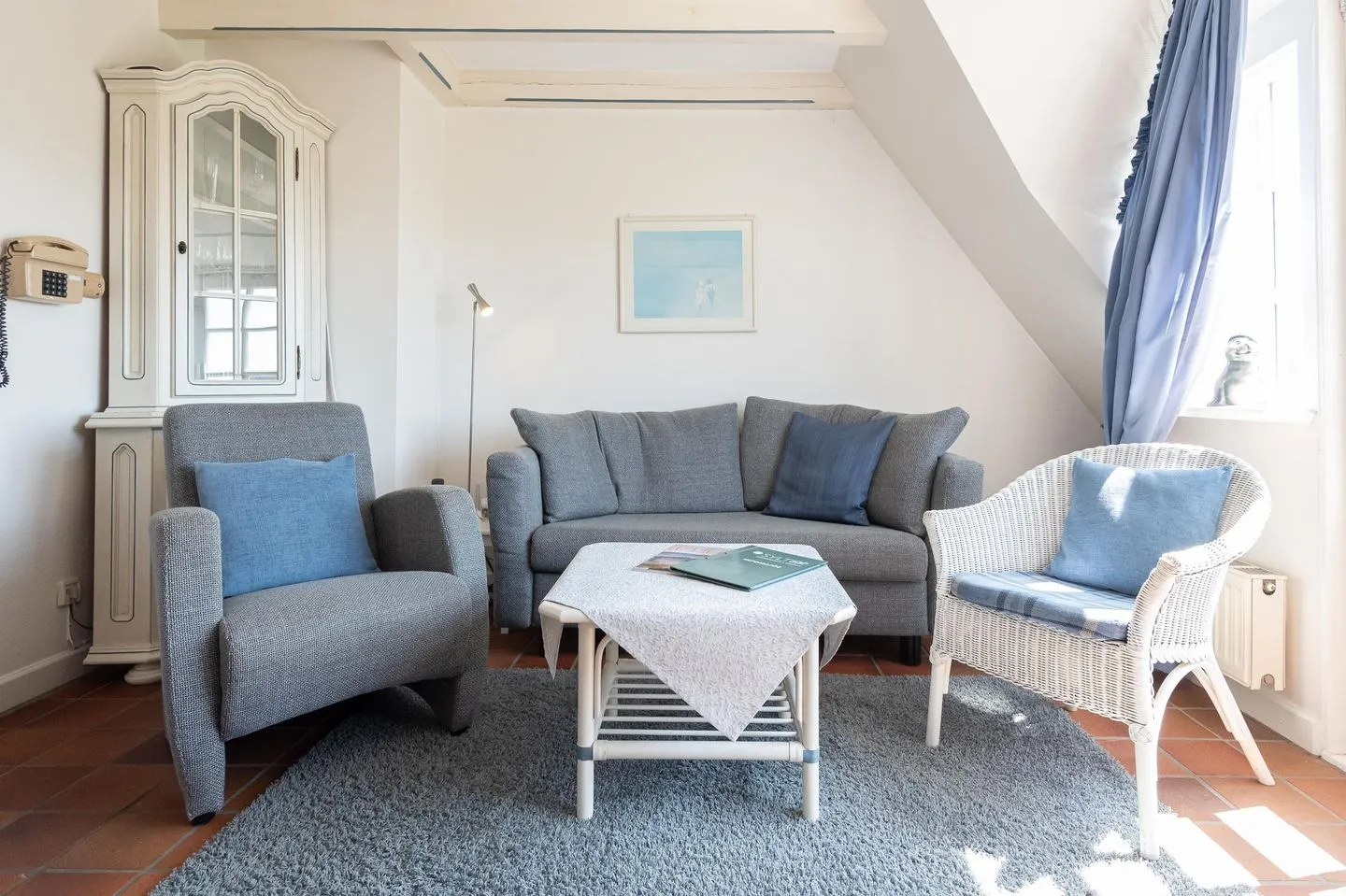 Am Heidepark, App. 3 C Wenningstedt - Wohnzimmer