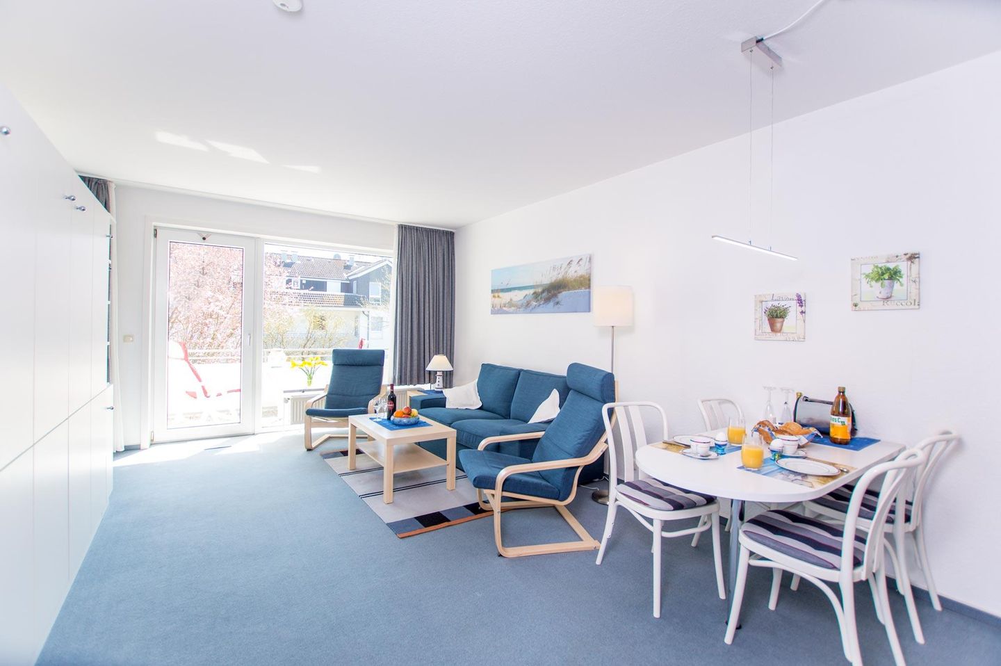 Ferienwohnung für 4 Personen mit Balkon und Privatparkplatz