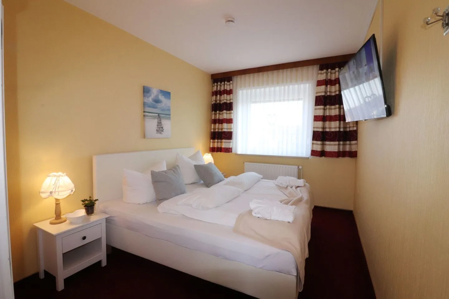 Haus Övern Diek Wohnung 4 Büsum - Schlafzimmer