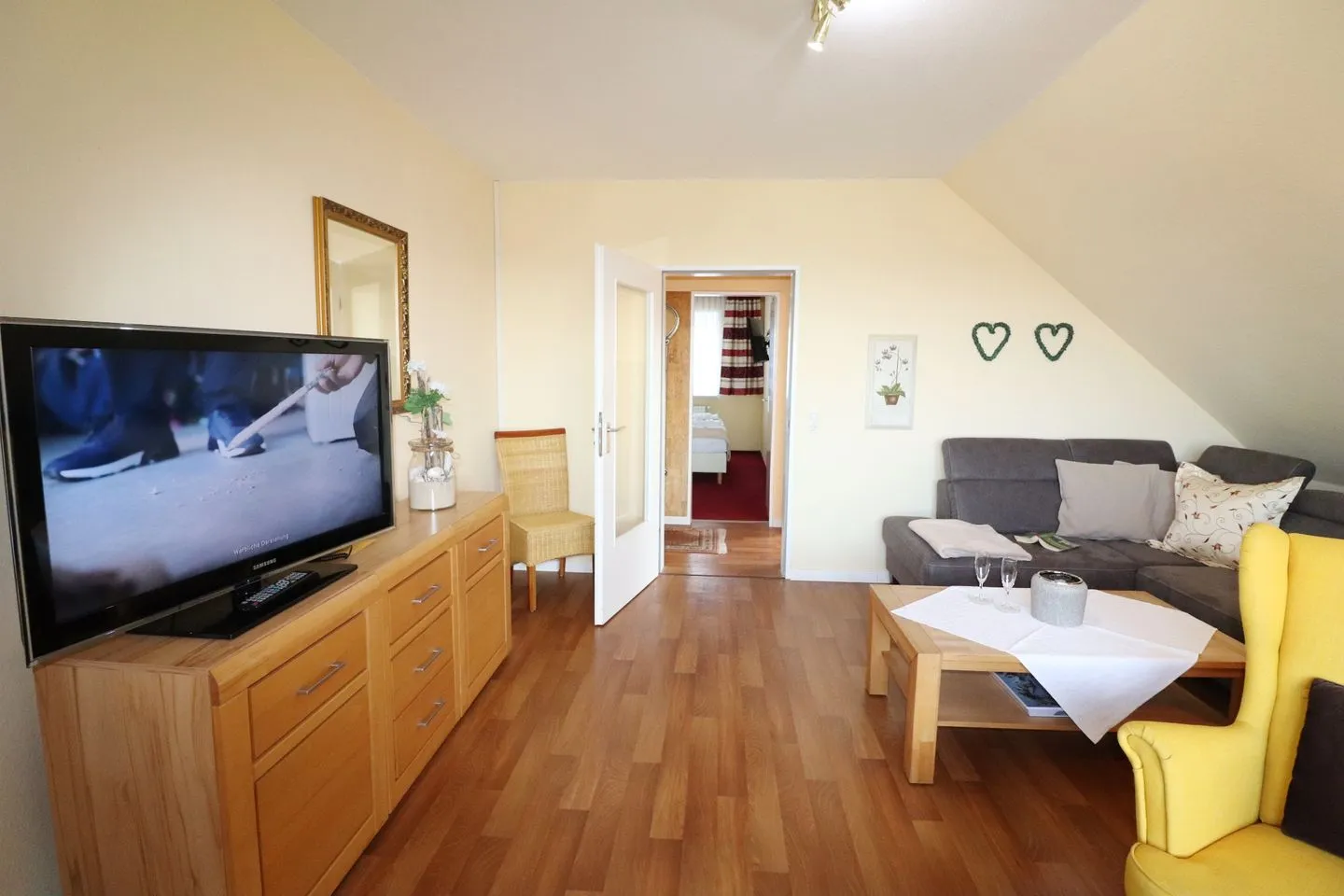 Haus Övern Diek Wohnung 4 Büsum - Wohnzimmer