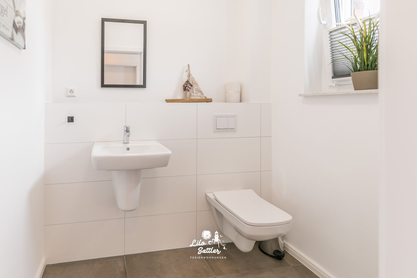 Ferienhaus Op de Weid Gäste WC