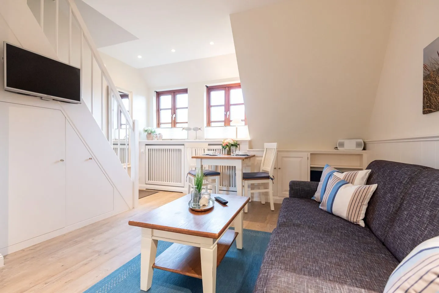 Haus Mittelstr. Whg. 4 OG rechts Westerland - Wohnzimmer