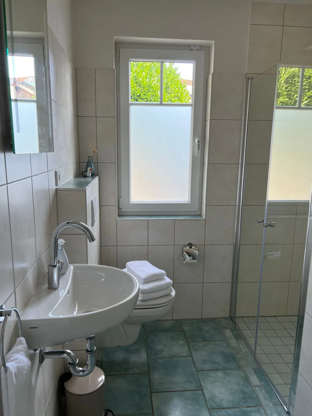 Gemütliche Ferienwohnung Schleistübchen in Fahrdorf für 2 Personen Schlei - Badezimmer