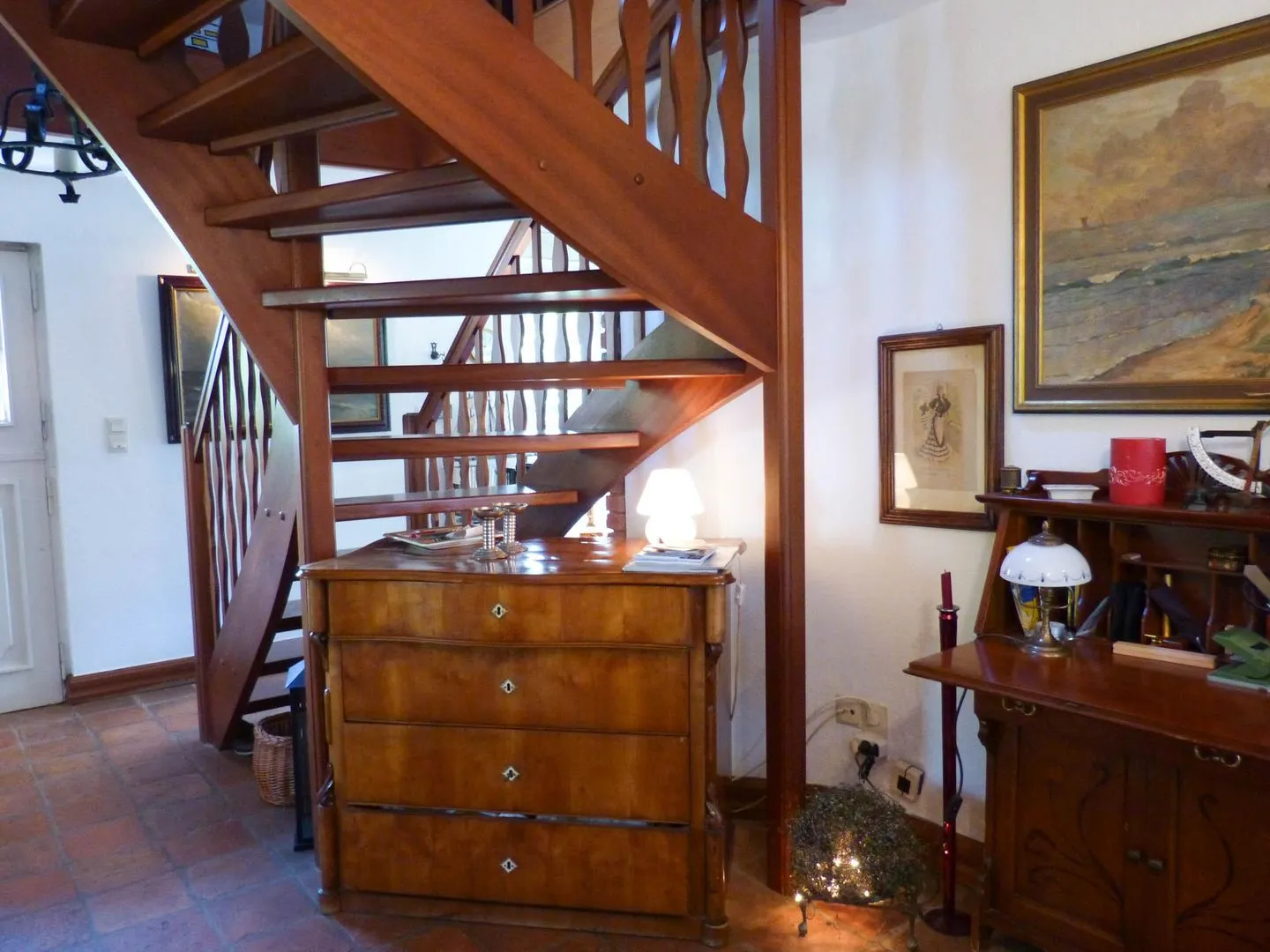 Ferienhaus *Wattprinzessin* Nebel auf Amrum - Wohnzimmer