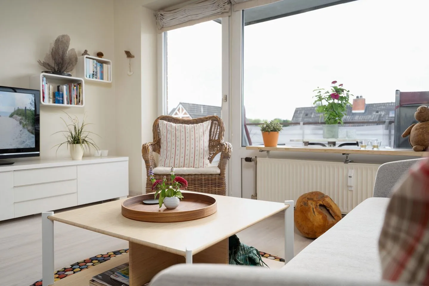 (DKK1f) Ferienwohnung "Meine kleine Perle" Niendorf - Wohnzimmer