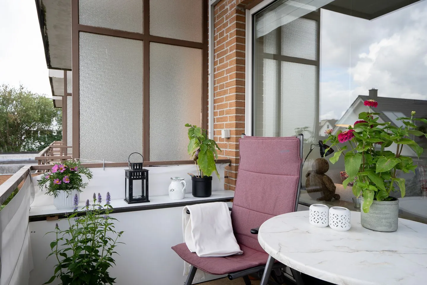 (DKK1f) Ferienwohnung "Meine kleine Perle" Niendorf - Balkon