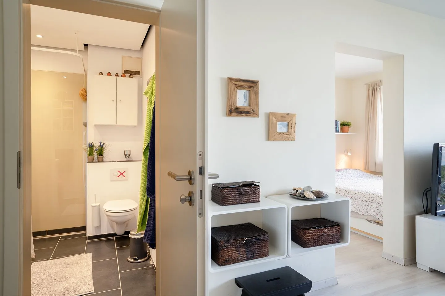 (DKK1f) Ferienwohnung "Meine kleine Perle" Niendorf - Badezimmer