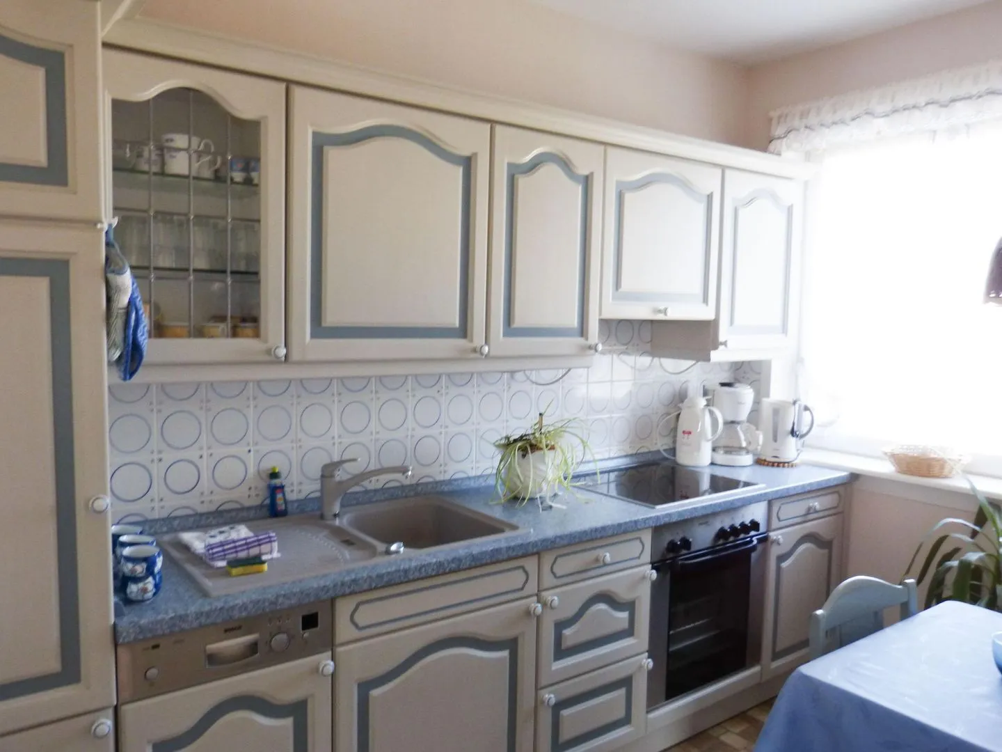 Haus Nordenlicht Ferienwohnung „Naujokat" Wittdün auf Amrum - Küche / Küchenzeile