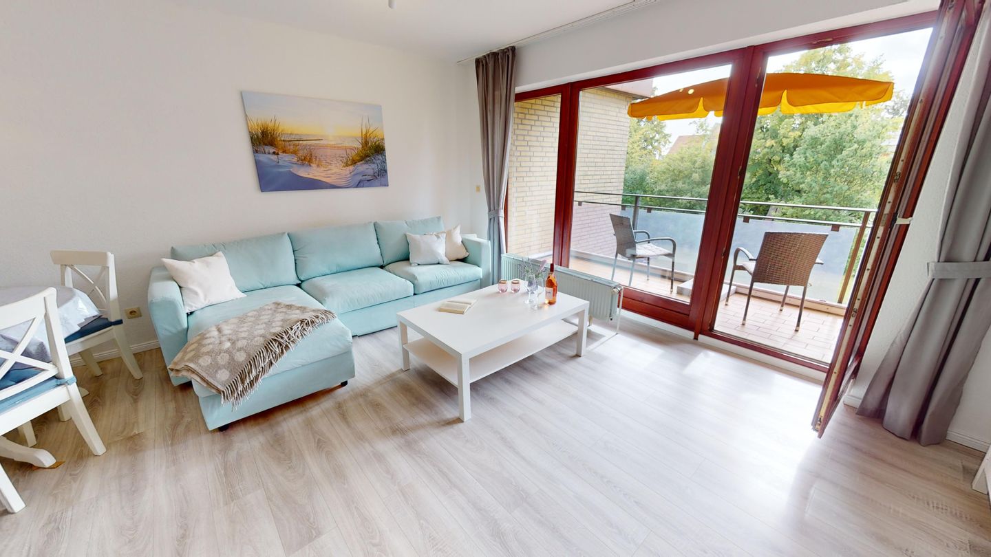 Ferienwohnung mit Balkon für bis zu 4 Personen