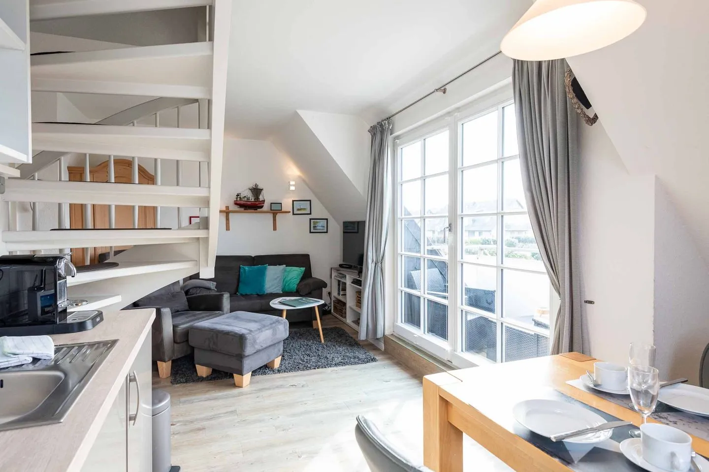 LH Dwarslöper, App.3 Wenningstedt - Wohnzimmer