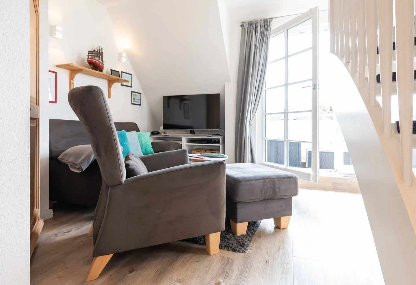 LH Dwarslöper, App.3 Wenningstedt - Wohnzimmer